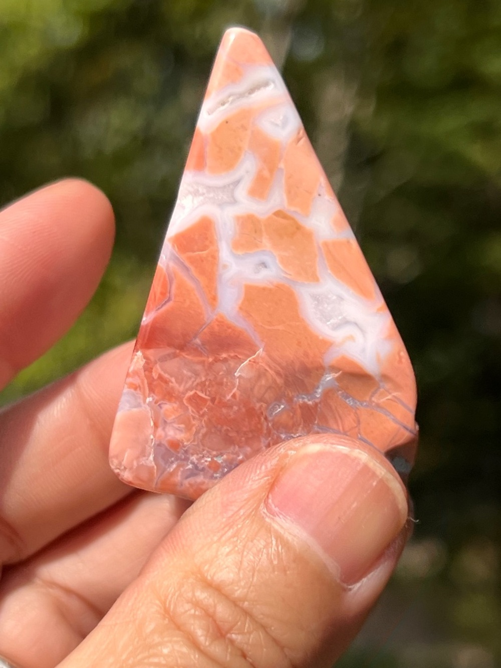 Pink (3) petal agate Freeform | Crystal